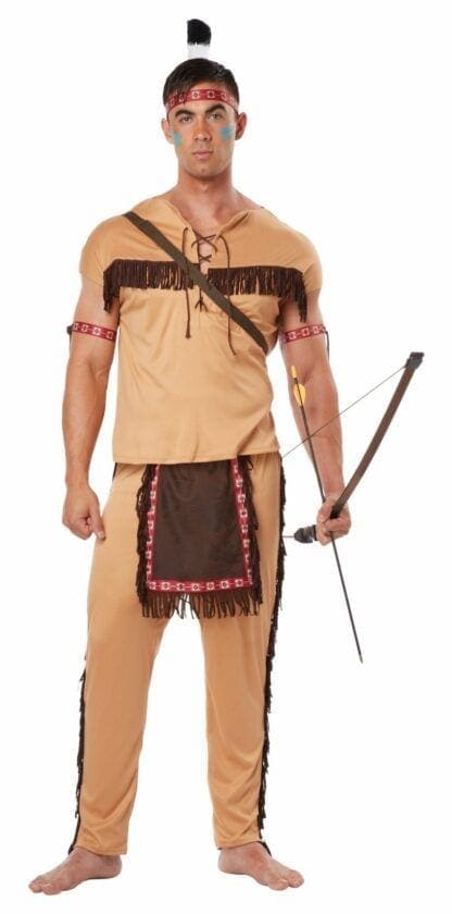 Native American Brave Costume for Adults - Image 2