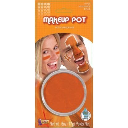 Makeup-pot-orange