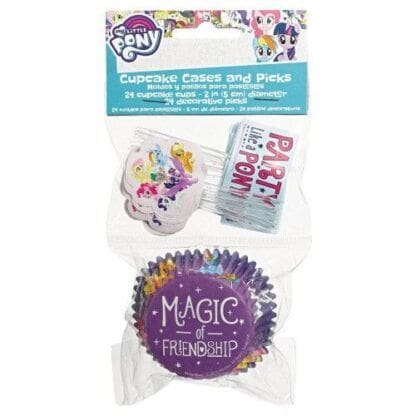 MLP Friendship Adventures Cupcake Wrappers & Picks