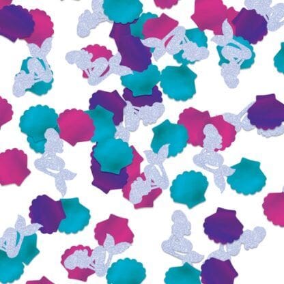 Mermaid Deluxe Sparkle Confetti, Multicolor