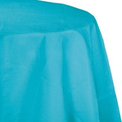 Round Table Cover, 82" bermuda blue