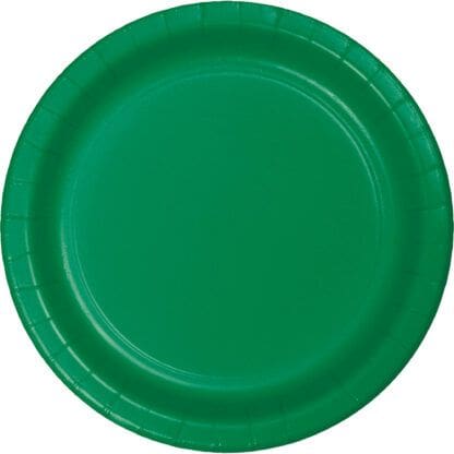 Banquet Plate, 10", Emerald Green, 24 Ct