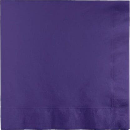 Purple 2-Ply 1/4 Fold Luncheon Napkin - 50/Pack