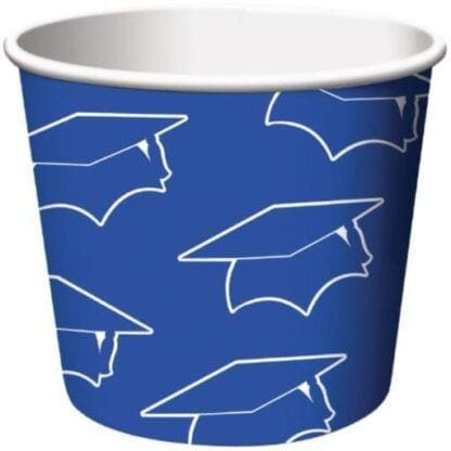 6 Count Graduation Treat Cups, Blue