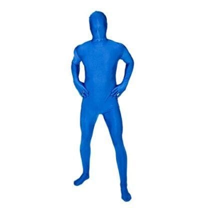 Original Morphsuit Fancy Dress Costume ,Blue, XX-Large/ 6"2-6"9 /(186cm-206cm)