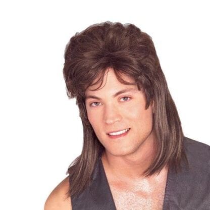 Brown Mullet Wig