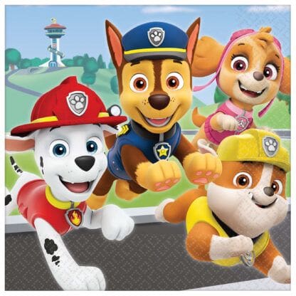 PAW Patrol Adventures Lunch Napkins 16ct Birthday Party Supplies - Image 2