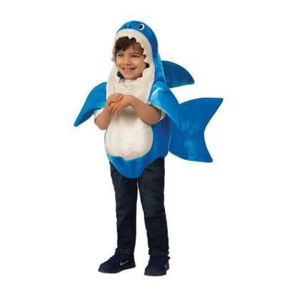 Blue Little Kids Baby Shark - Daddy Shark Costume - Image 2