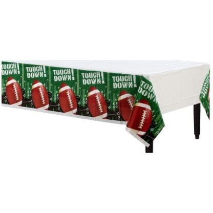 Football Frenzy Party Supplies Plastic Table Cover