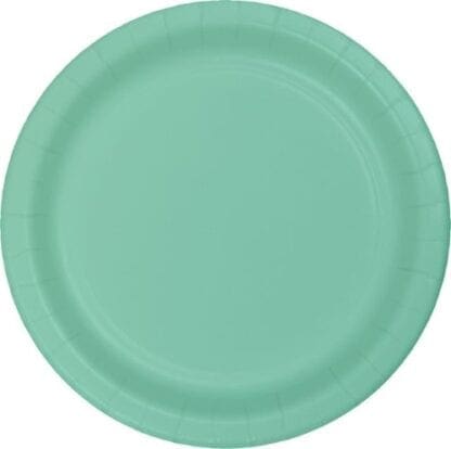 Touch of Color Fresh Mint Green Paper Plates, 24 Pack (318888)