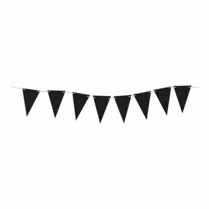 (One Size, Black) Glitter Flag Banner - Image 2