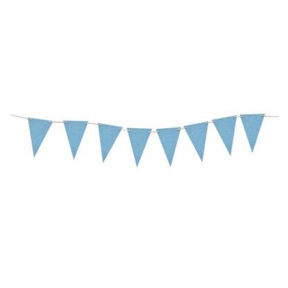 (One Size, Light Blue) Glitter Flag Banner