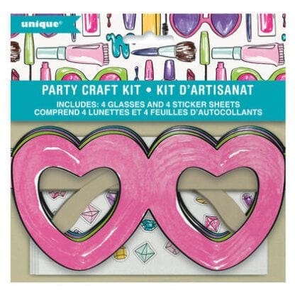 DIY Heart Glasses Party Craft Kit for 4 - Image 3