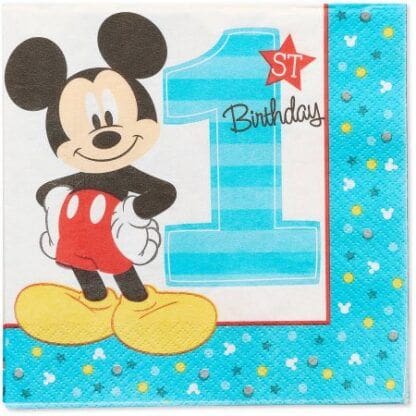 Mickey's Fun to Be One Luncheon Napkins (16 Count)