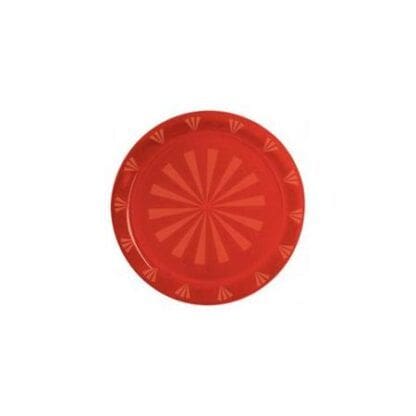 16" Round Tray - Red