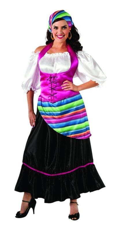 Womens Plus Size Senorita Spanish Halloween Costume 16-22