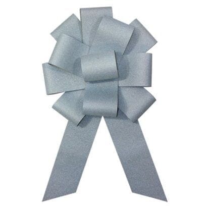 25" Giant Light Blue Ribbon Car Bow Magnetic Decoration Baby Birthday Gift - Image 2