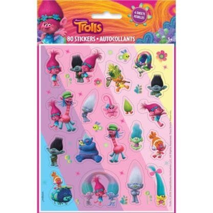 Trolls Sticker Sheets, 4ct