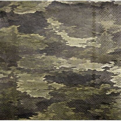 Military Camo Beverage Napkins 16 Pack