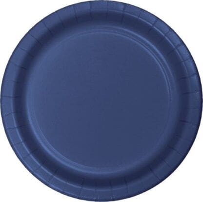 Luncheon Plates, 7", 24pk navy blue