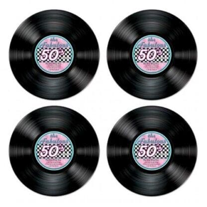 4-Pack Record Cutouts, 13-1/2-Inch