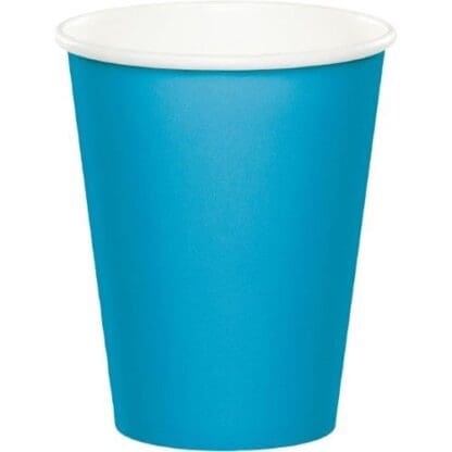 Hot/Cold Cups, 9 Oz, Turquoise, 24 Ct