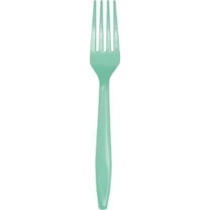 Fresh Mint Plastic Forks