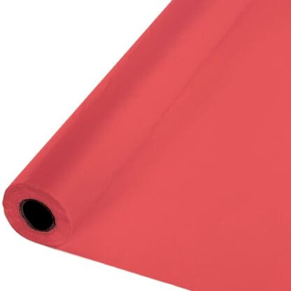 Coral 100' Plastic Table Cover Roll