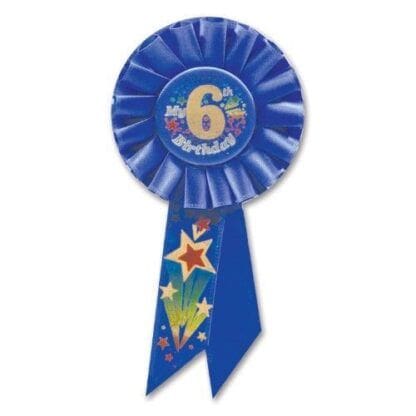 My 6th Birthday Rosette -