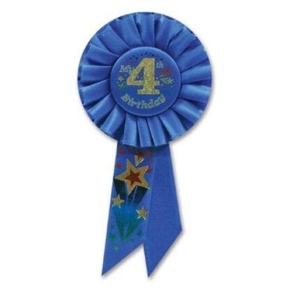 My 4th Birthday Rosette -