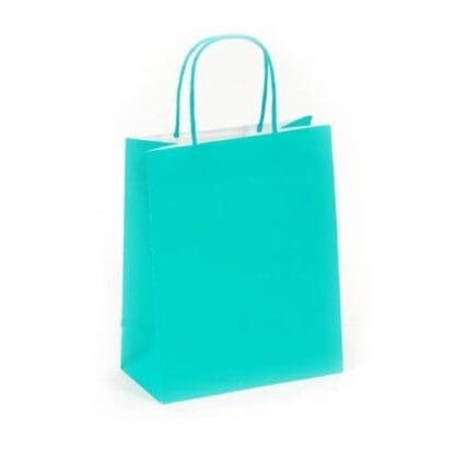 Flomo GB534L Large Turquoise Green Gift Bag, Case of 60