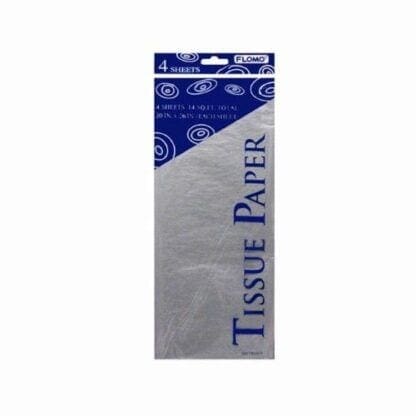 Flomo TS1017 20 X 26 in. Silver Tissue Paper - 4 Sheets