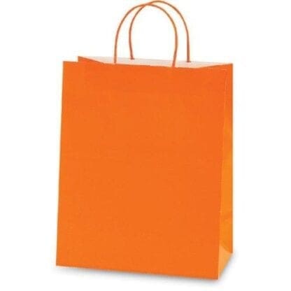 Wholesale Orange Narrow Medium Gift Bag(60x$0.78)