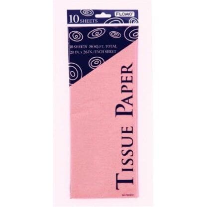 Flomo TS1003 20 X 26 in. Pastel Pink Tissue Paper,10 Sheets Count, Case of 60