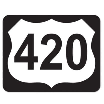 420 Highway Sign Cutout