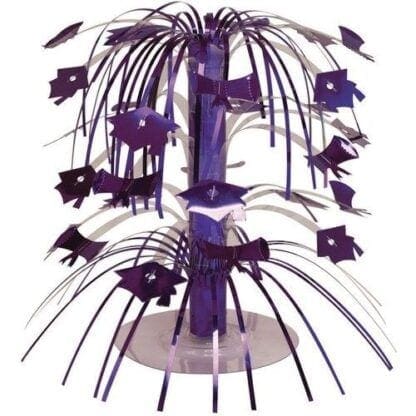 Purple Graduation Mini Cascade Centerpiece