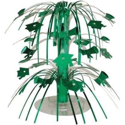 Emerald Green Graduation Mini Cascade Centerpiece