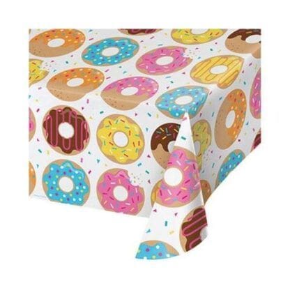 Donut Time Plastic Table Cover (each)