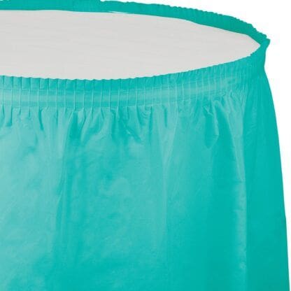 Teal Lagoon Tableskirt Each