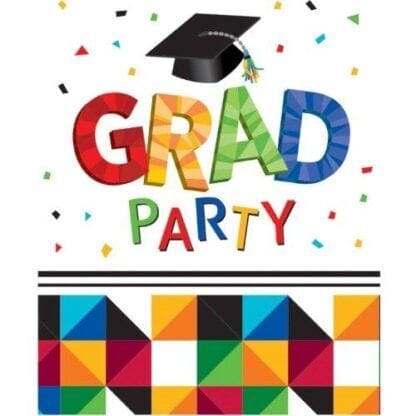 Fractal Fun Graduation Invitations, 25pk - Image 2