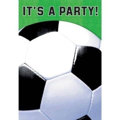 Soccer Invitations, 8pk