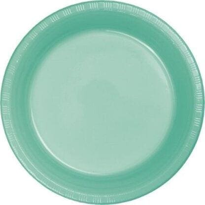 Touch of Color Fresh Mint Green Plastic Dessert Plates, 20 Pack (318877)