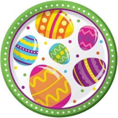 Egg Fun Dessert Plates, 8pk