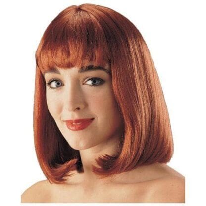 Franco American Novelty 24517-07 Peggy Sue Deluxe Wig - Natural Red