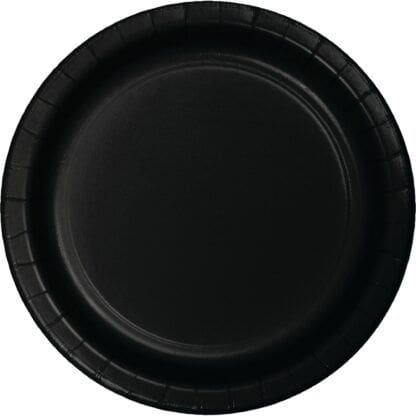 24 Count 10 1/4" Plates Black Velvet