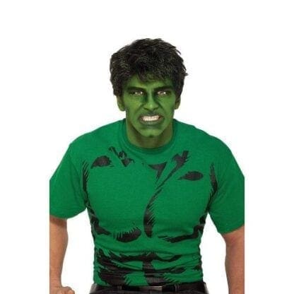 Marvel Universe Adult Hulk Wig, Multi, One Size - Image 2