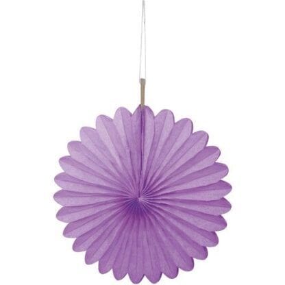 6' Tissue Paper Fans, Pretty Purple, 3 Count