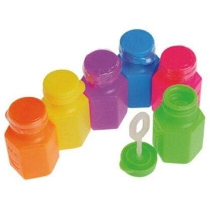 Neon Party Bubble Bottles