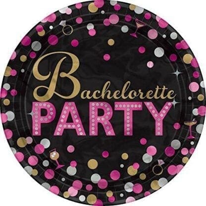 Bachelorette Party Paper Dessert Plates