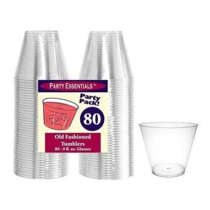 9 Oz. Tumblers - Clear 80 Ct.